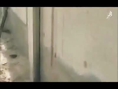 Wounded Iraqi Solider Trying to Hide is Found and then Executed