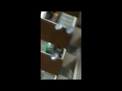 Neighbor Records Man Beaten to Death in Stairwell...Includes Bloody Aftermath 