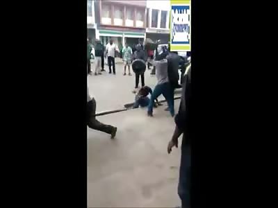 Man Stoned to Death with Rocks and Boulders by Angry Street Mob