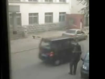 Man Viscously Beats his Girlfriend in Front of His Wife to Prove his Loyalty