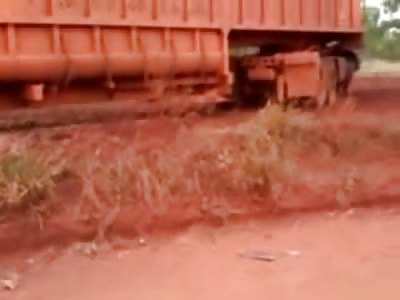 Shock Video shows Passenger in Car Decapitated and Driver being Fed Oxygen to stay Alive