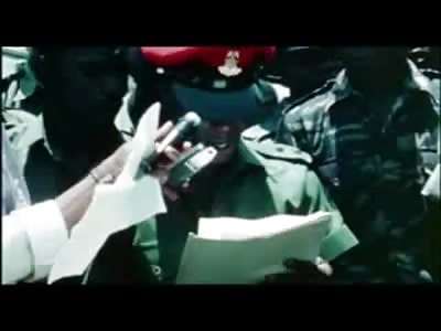 Military Firing Squad Execution on a Beautiful Beach