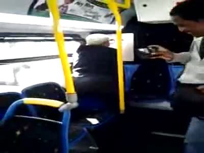 Rowdy Teen Gets Her Ass Beat by Fed up Bus Driver