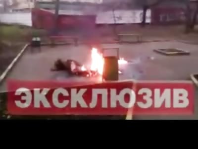 Female Commits Suicide by Fire Killing Herself on a Playground Near Her Home