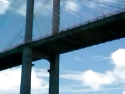 Man Records Suicide from Bridge and the Retrieval of the Body out of the River