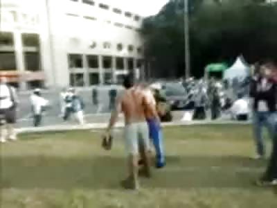 Drunken Old Man Owns Bully in a Great Way 