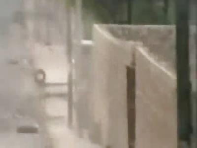 Boy Running from Sniper is Dropped like Manny Pacquiao 