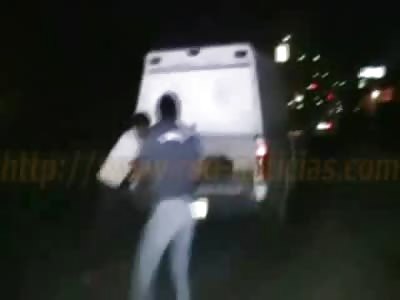 Two Men one Car, 2 Mexicans are Cut ito Little Pieces and Stuffed into the Back Seat