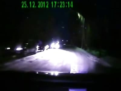 The Invincible Little Kid....Rocked Hard by Car, Get's up and Runs off Like a Boss