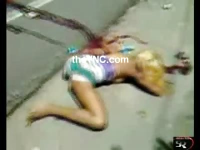 Blonde Mohawk Boy and his Skimpy Blonde Girlfriend had a Bad Day Out in the Sun