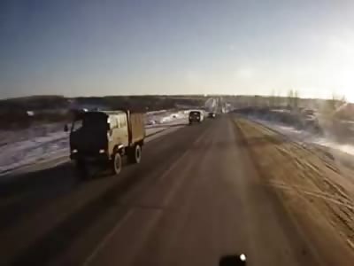 Accident and Aftermath of fatal Mack Truck Head-on Collision 