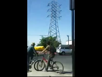 Man on Power Lines in Chile is Fried to a Crisp and Falls Charred to the Ground