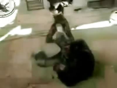 Syrian Man is Besten with Metal, Wood, Cinder Blocks, then Shot Dead in Execuiton 