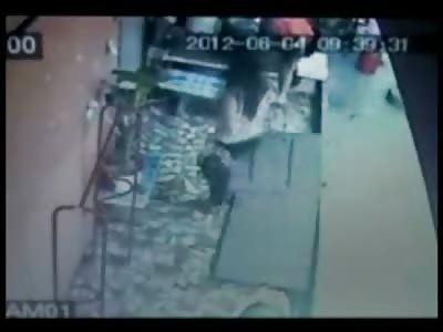 Crazy Ex Boyfriend throws Acid on Woman outside in the Street (includes some aftermath)