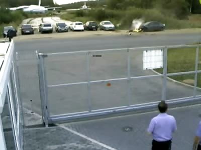 Driver of an SUV Sideswipes Guy on a Yamaha Killing Him and Drives Off