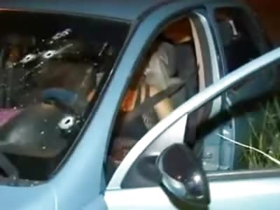 Pretty Brazilian Girl Shot to Death in her Vehicle 