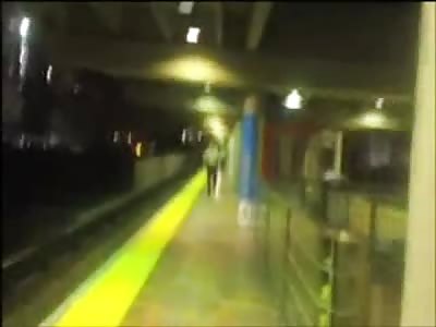 Man taking Pictures is Attacked by Wanna-Be Police Officers in the Metro
