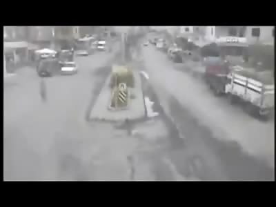 Hit and Run Motorcycle Style.....Pedestrian Killed