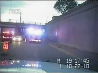 Dash Cam Video of Drunk Slut who Killed a Woman on Scene shows No Remorse