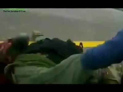 This is why you DON'T Stand Up during a Firefight 