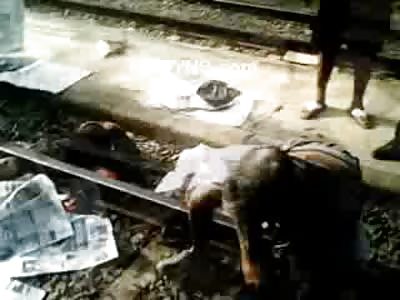 Man stares Blankly up at the Clouds as his Other Half sits Right Next to Him 