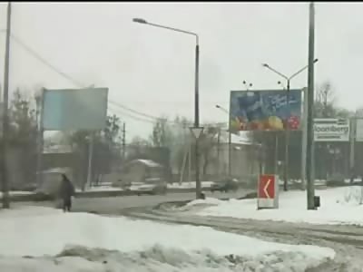 The Greatest Miss of All Time.....The Woman in the Cars Reaction says it All