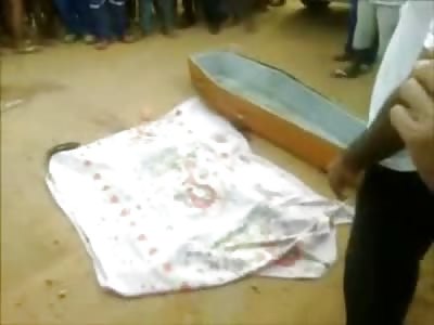 Young Girl Shredded to Death on the Street 