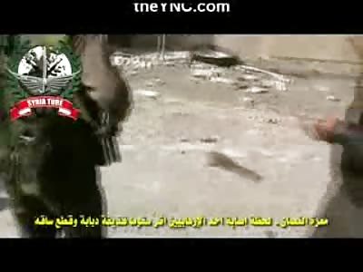 His Foots Just Dangling There......