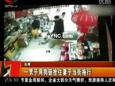 LIKE A BOSS: Man Drags His GF Out of the Store and Down the Street with a Full Blown Dog Collar