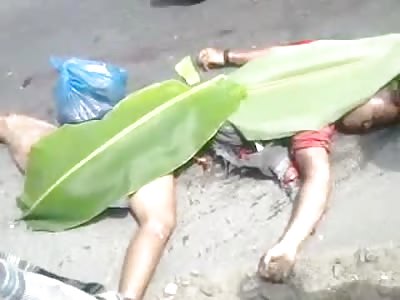 BRUTAL: Kid Cut in Half Crowd Tries to Use Leaves to Cover Him 