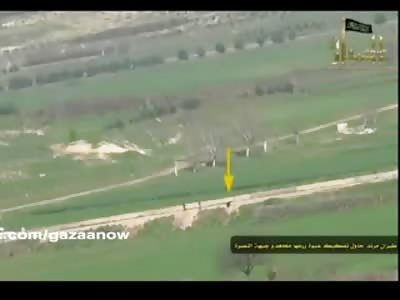 SAA Soldier trying to Defuse an IED gets thrown in the Air and Killed by the Massive Blast