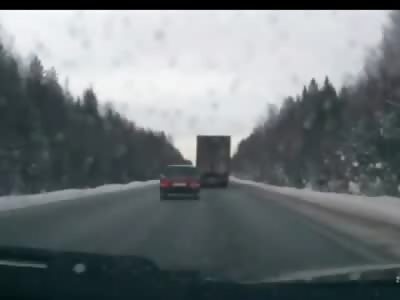 18 Year Old Kid in a Rush Makes a Fatal Mistake when Passing Truck....Brutal Head on Collision with 3 Cars