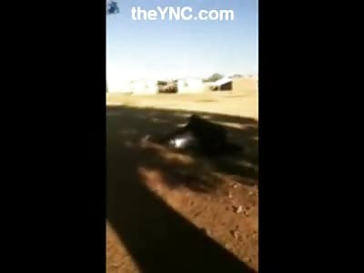 Black Cop turns Ghetto on White Kid Resisting Arrest...Move or Die!!!