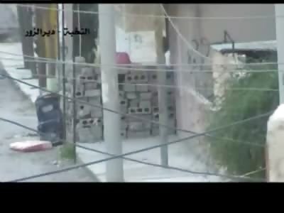 Man watching Sniper Film laughs as the Sniper Kills his Target