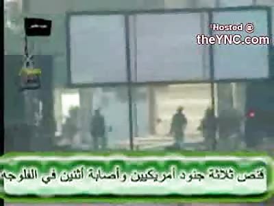 Punk ass snipers nail US Soldiers in Iraq.