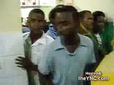 Theif Gang beaten in a Hospital