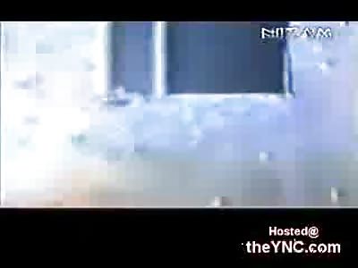 Chechan Fighter thrown off a Building