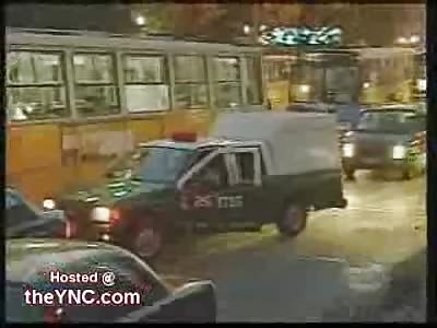 Police Get Bomb Thrown at Them