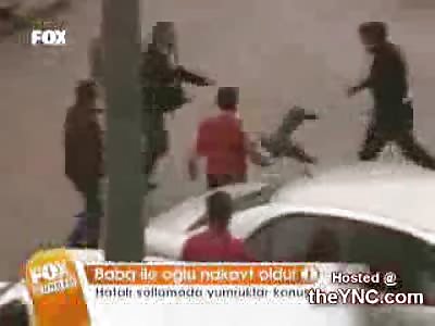 One Pissed Off Arab Beats Seven Guys