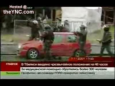 Police Beat Everything in Sight