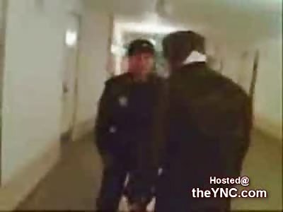 Russian Leader Beats his Soldiers