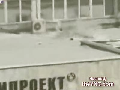 People jump to their Deaths rather than Burn Alive