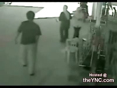 Kid Left on Running Bike Takes off and Crashes.