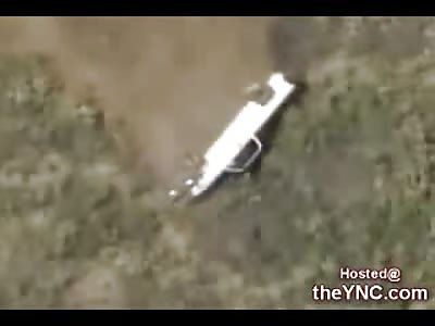 Man running from the Cops is Crushed to Death by his own Truck