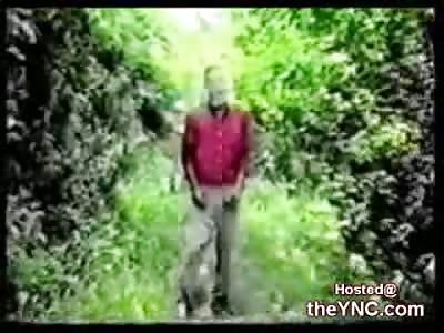 Man has his Head Chopped off with an Axe