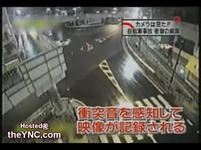 Biker turns into Superman after being struck by a Car