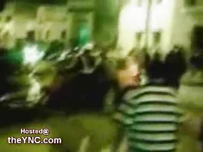 Insane Husband tries to kill his Wife with his Car