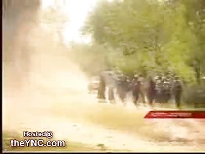 Elderly Woman shot in the Back by Russian Army