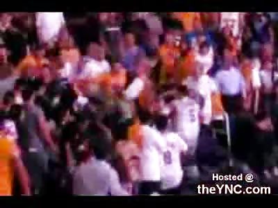 Huge Brawl Breaks out at Game 2 of the Lakers Celtics Game