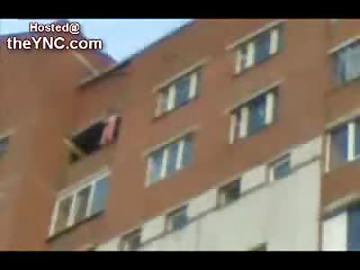 21 Year Old Girl jumps to her Death in Russia from her Apartment